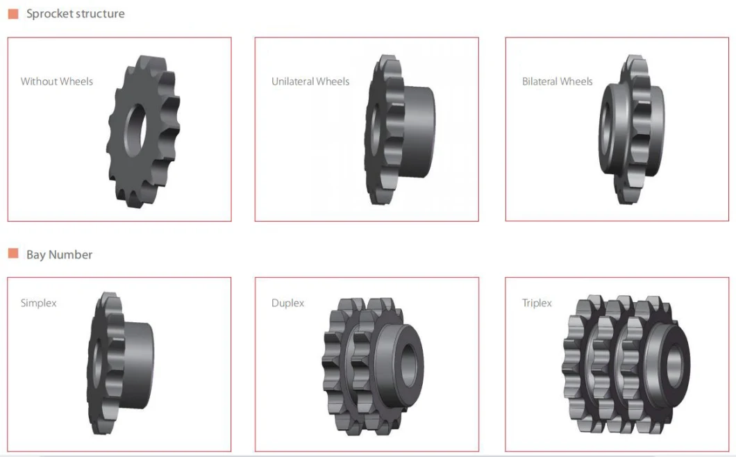 Roller Chain Industrial Wheat Corn Rice Wheel Motorcycle Agricultural Machinery Conveyor Drive Sprocket