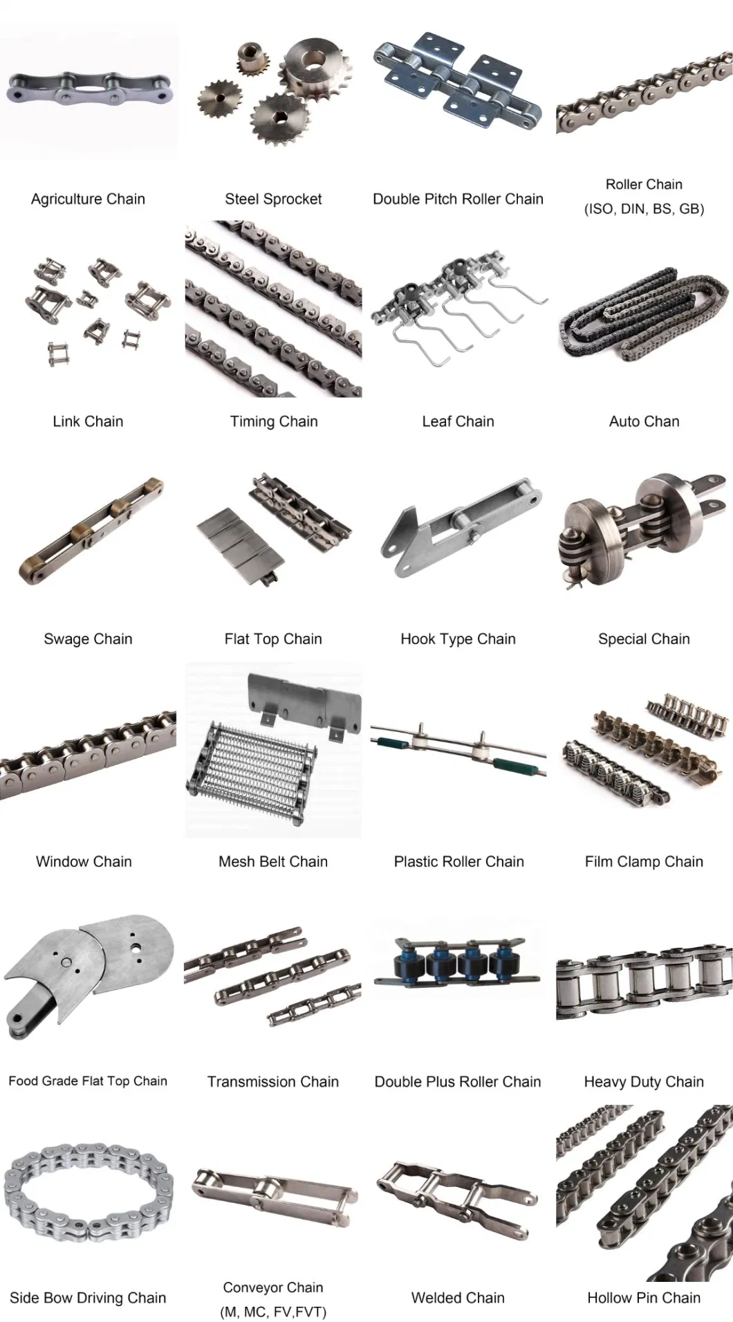 Factory Direct Sales OEM Agricultural Machinery Engineering Industrial Transmission Conveyor Roller Chain