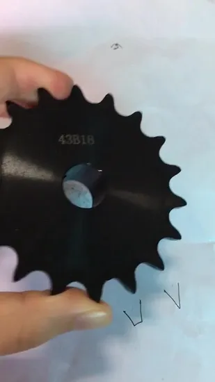 Sprockets C45 Steel Various Products (DIN/ANSI/JIS Standard or made to drawing) Transmission Parts Hardened Tooth Sprockets